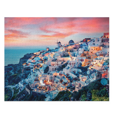 Spring sunset - Greece, Europe - Jigsaw Puzzle