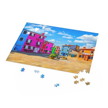 Colorful houses, Italy, Europe - Jigsaw Puzzle