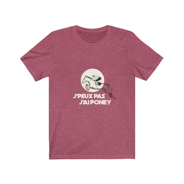t shirt j'peux pas j'ai poney
