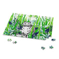 Snow leopard white snowdrops - Jigsaw Puzzle