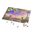 Eiffel Tower and Pink Sunset - Jigsaw Puzzle