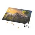 Two zebras leaning heads  - Jigsaw Puzzle