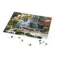 Beautiful nature on hills - slope flowing - Thailand - Jigsaw Puzzle