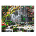 Motion waterfall on stone on hills in Thailand - Jigsaw Puzzle