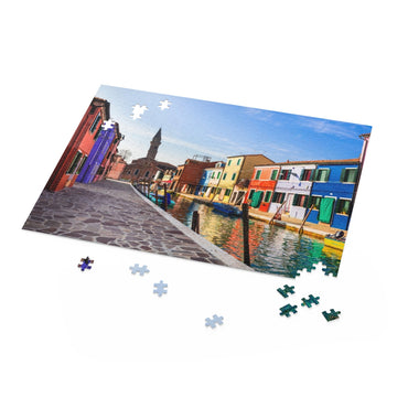Traditional Fishing Town - Island near of Venice, Italy - Jigsaw Puzzle