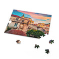 Colorful spring sunrise in Sicily, Italy, Europe - Jigsaw Puzzle