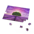 provence - tree in the beautiful lavender field - Jigsaw Puzzle