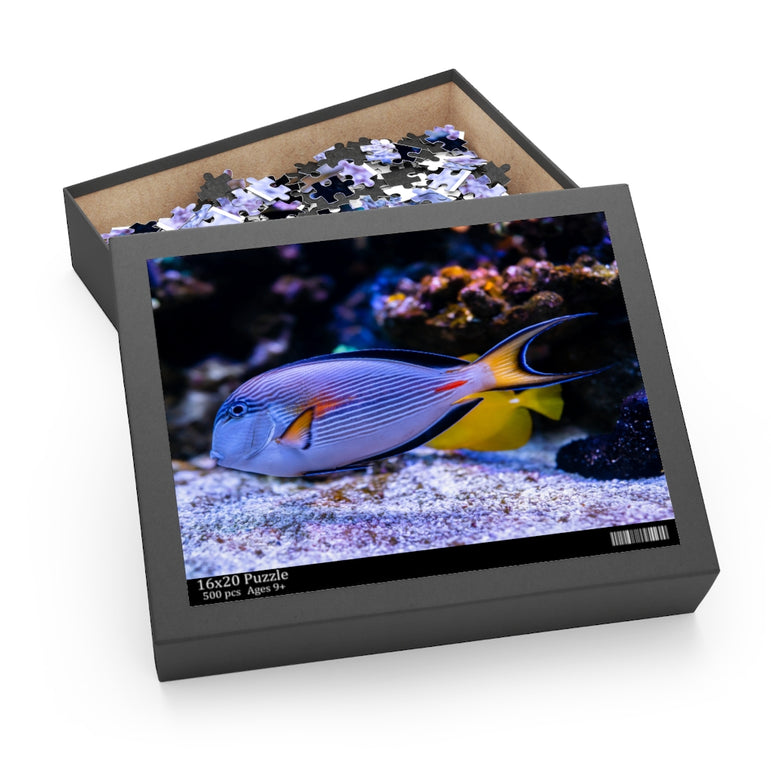 Sohal surgeonfish - beautiful underwater world - Jigsaw Puzzle