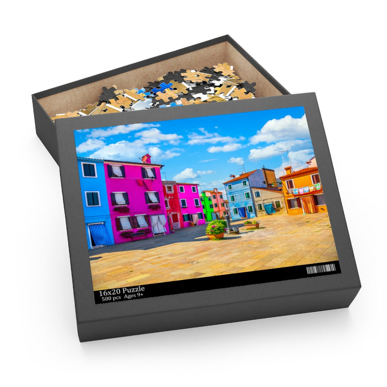 Colorful houses, Italy, Europe - Jigsaw Puzzle