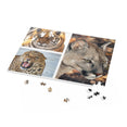 Tiger, jaguar and cougar in a collage - Jigsaw Puzzle