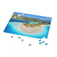 Sunny day - Blue lagoon in Oludeniz, Turkey - Jigsaw Puzzle