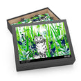 Snow leopard white snowdrops - Jigsaw Puzzle