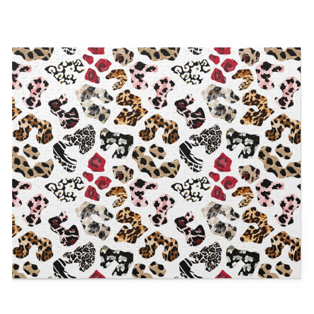 leopard zebra and, leopard - Jigsaw Puzzle