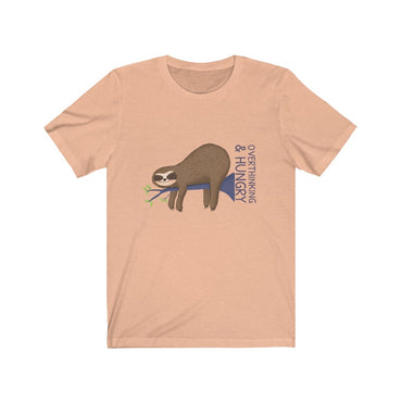 t shirt overthinking and hungry