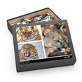 Tiger, jaguar and cougar in a collage - Jigsaw Puzzle