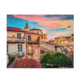 Colorful spring sunrise in Sicily, Italy, Europe - Jigsaw Puzzle