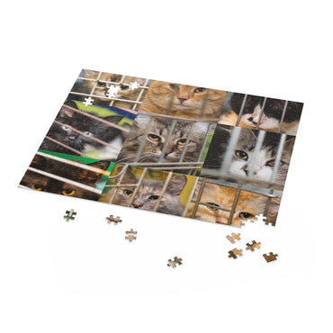 Sad Cats Collage - Jigsaw Puzzle