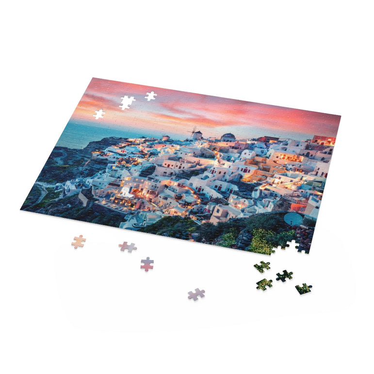 Spring Sunset - Greece, Europe - Jigsaw Puzzle