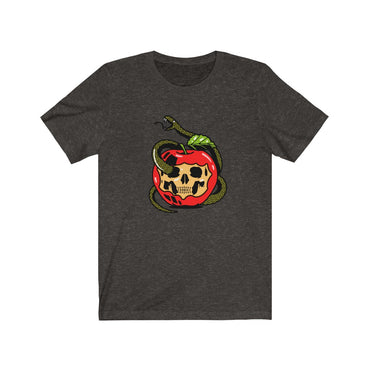 t shirt with apple on it