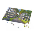 Palm Tree at Lion Castle in St Thomas Barbados - Jigsaw Puzzle