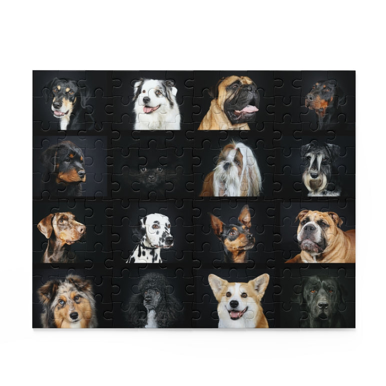 collage of different head of dogs - Jigsaw Puzzle