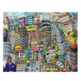 City Illustration Collage - Jigsaw Puzzle