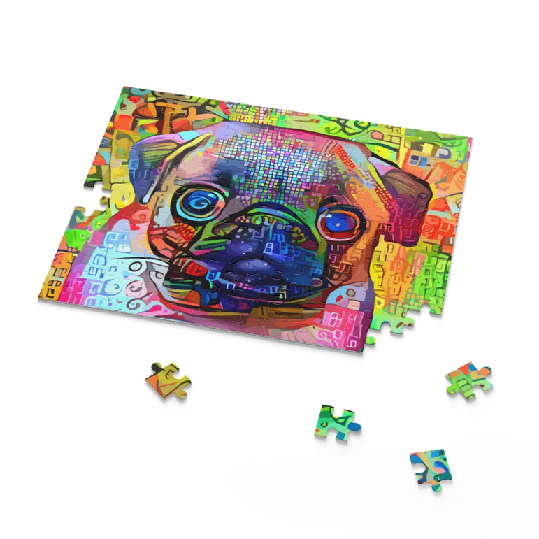 Cute Pug Dog - Jigsaw Puzzle