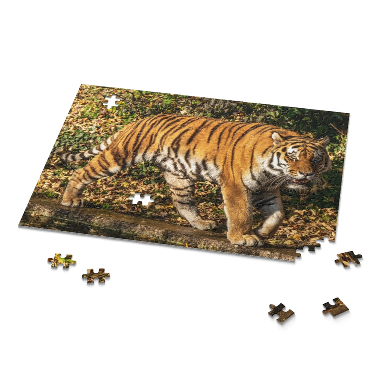 The Siberian tiger -Panthera tigris altaica - Jigsaw Puzzle