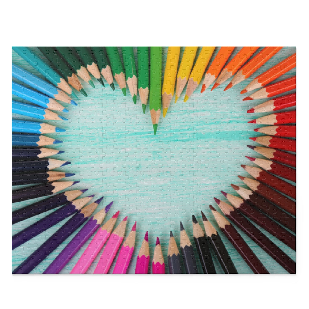 Pencil Heart Jigsaw Puzzle