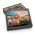 Colorful spring sunrise in Sicily, Italy, Europe - Jigsaw Puzzle