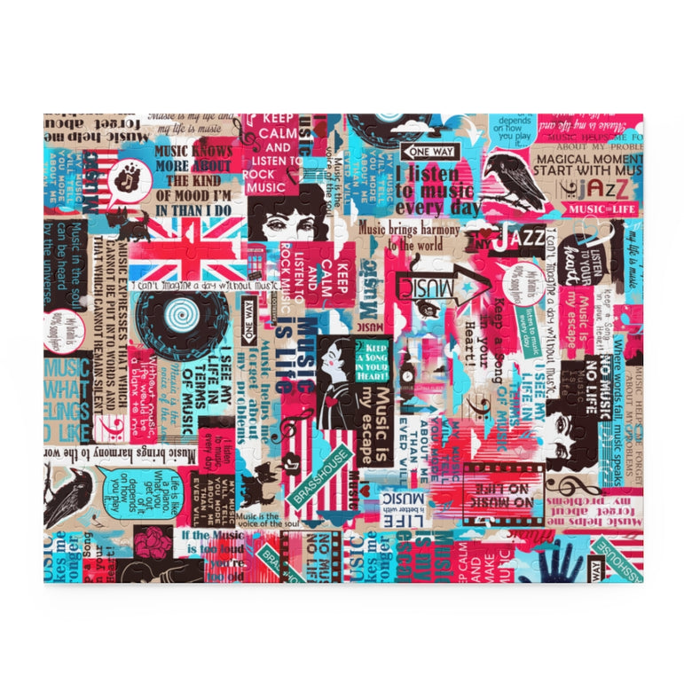 Music background Collage - Jigsaw Puzzle