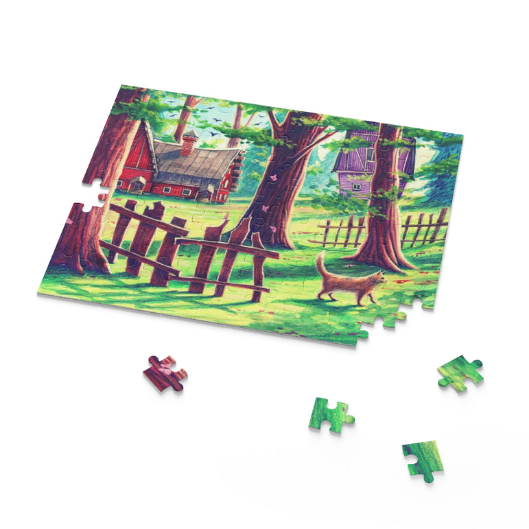 Magic forest landscape - Jigsaw Puzzle