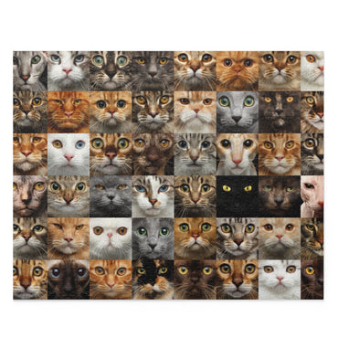 Collage - Cat Faces - Jigsaw Puzzle
