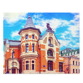 Lion on the roof - Ostozhenka street in Moscow - Jigsaw Puzzle