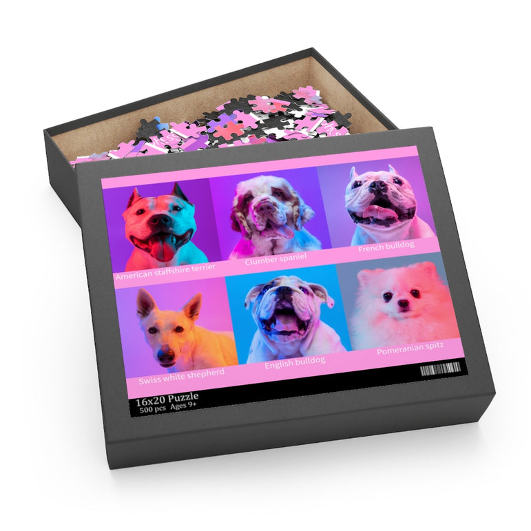 Collage - Popular Purebred Dogs - Jigsaw Puzzle