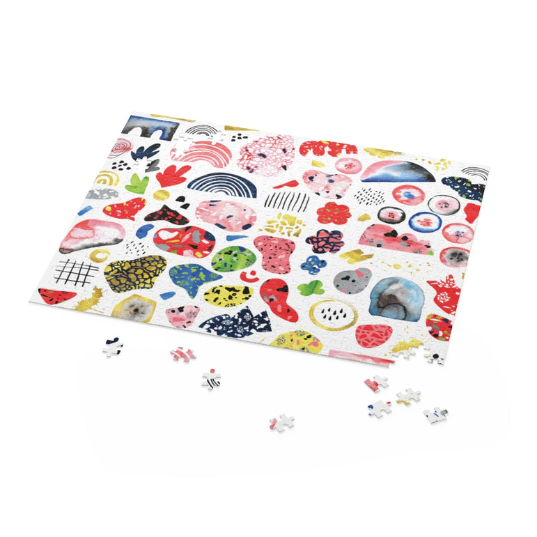 Doodles and Shapes Collage - Jigsaw Puzzle