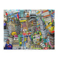 City Illustration Collage - Jigsaw Puzzle