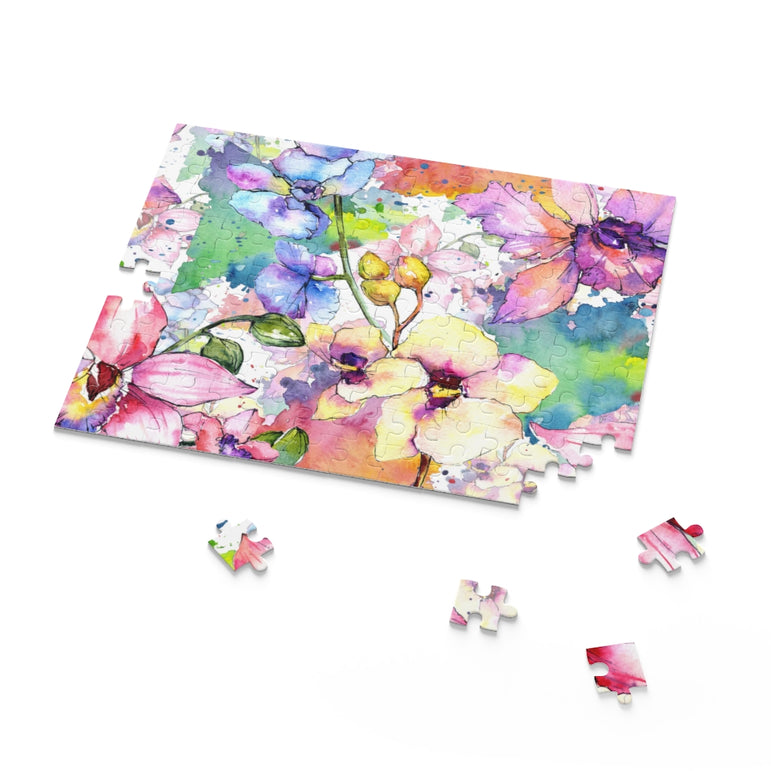 Floral jigsaw puzzle