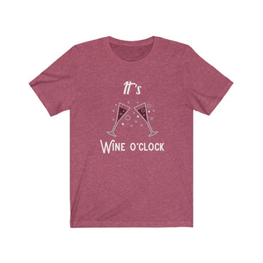 t shirt it's wine o'clock