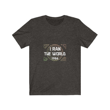 i ran the world 1986 t shirt