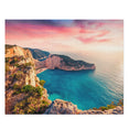 Sunset on the Ionian Sea, Zakynthos island, Greece, Europe - Jigsaw Puzzle