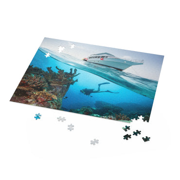 Safari yacht - Underwater fauna, flora and marine life - Jigsaw Puzzle