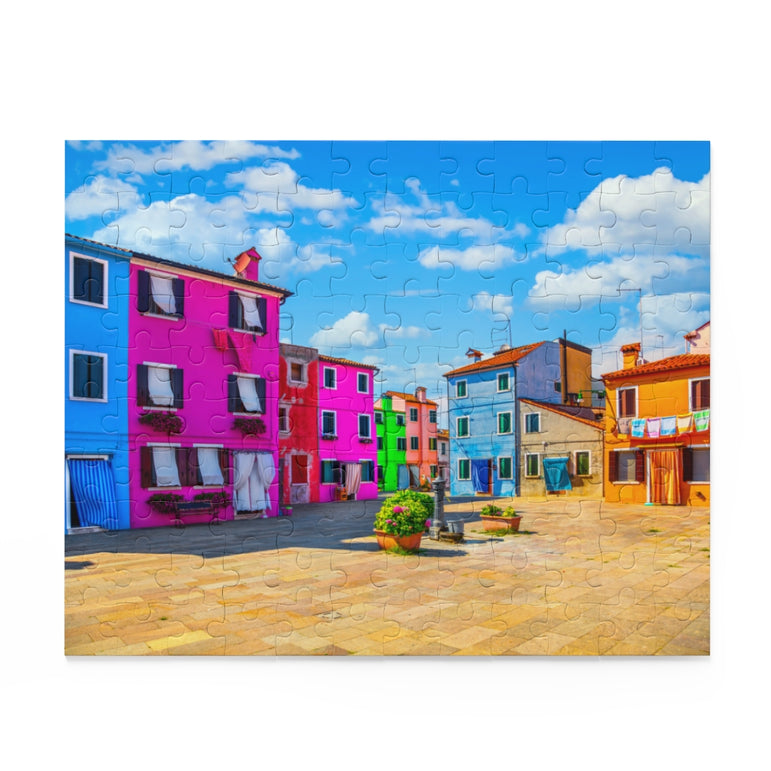 Colorful houses, Italy, Europe - Jigsaw Puzzle