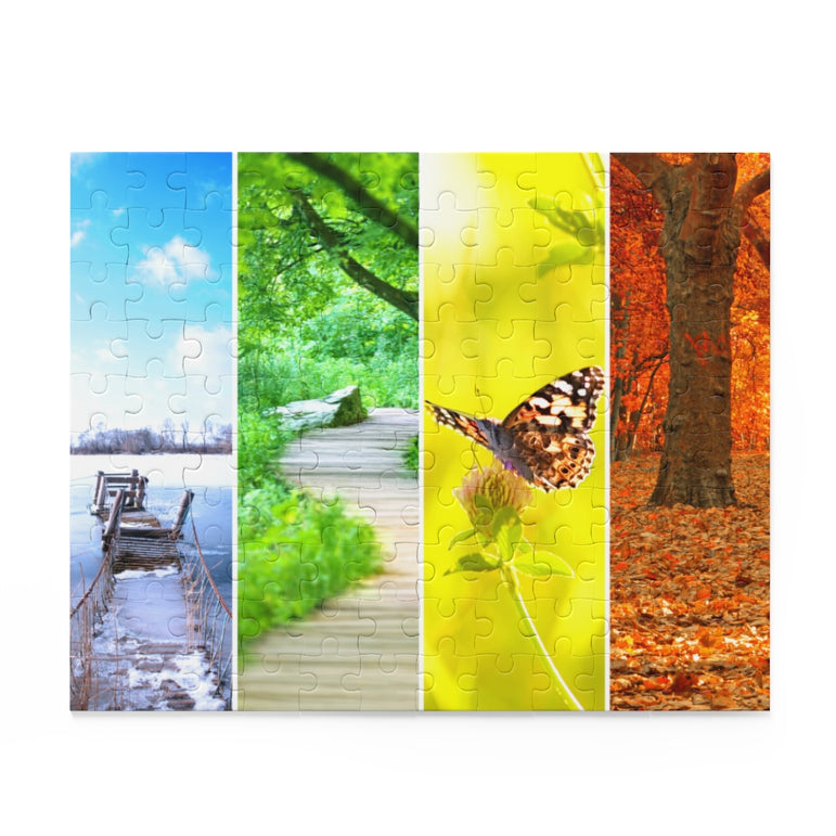 Beautiful natural landscapes - winter, spring, summer, autumn - Jigsaw Puzzle