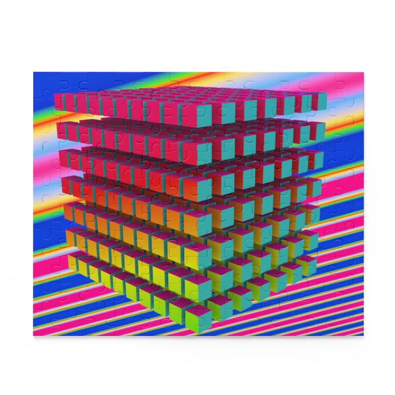 Pop art collage in zine concept - Jigsaw Puzzle