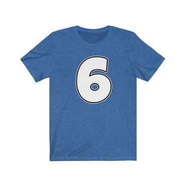 number 6 t shirt