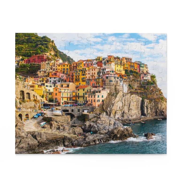 Beautiful Bogliasco village in Liguria, Italy - Jigsaw Puzzle
