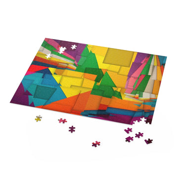 Abstract Corrugated Collage - Jigsaw Puzzle