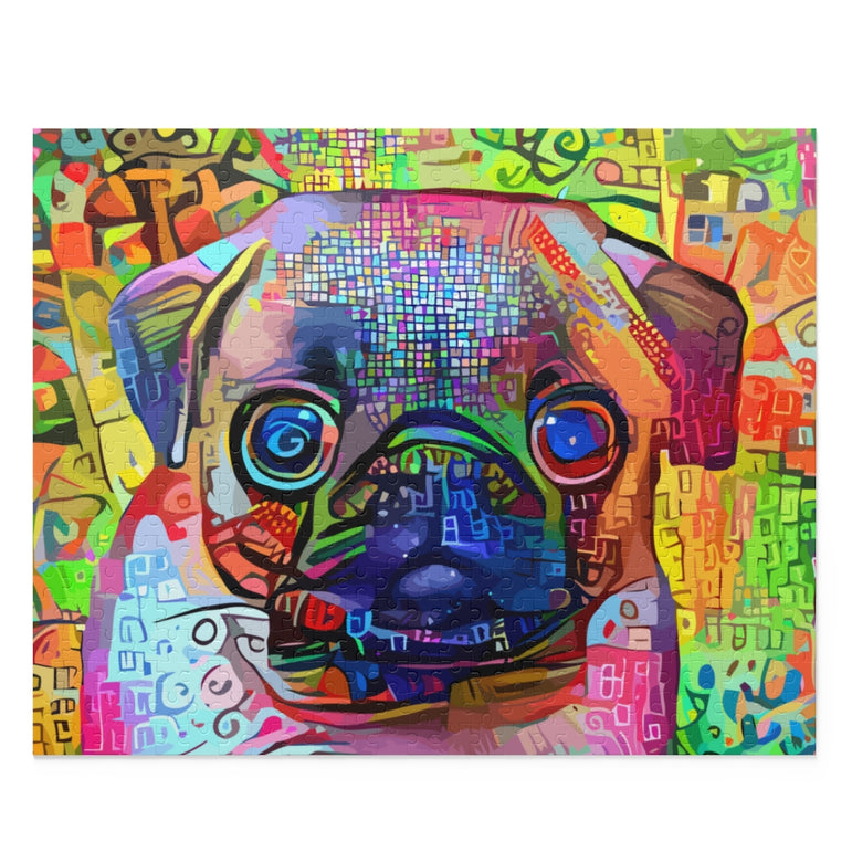 Cute Pug Dog - Jigsaw Puzzle