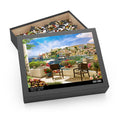 Mediterranean Bay Terrace - Jigsaw Puzzle